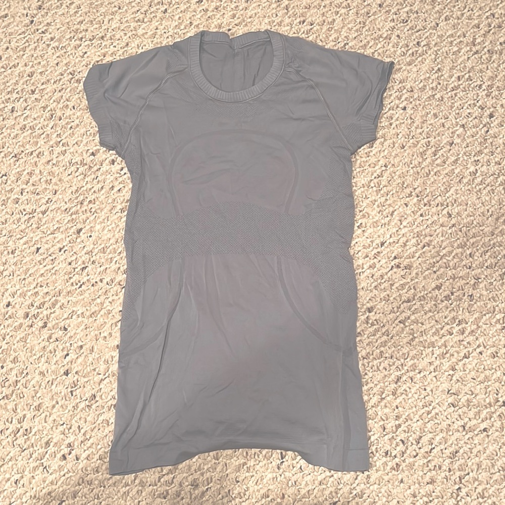 Light Blue Swiftly Tech short Sleeve- size 4